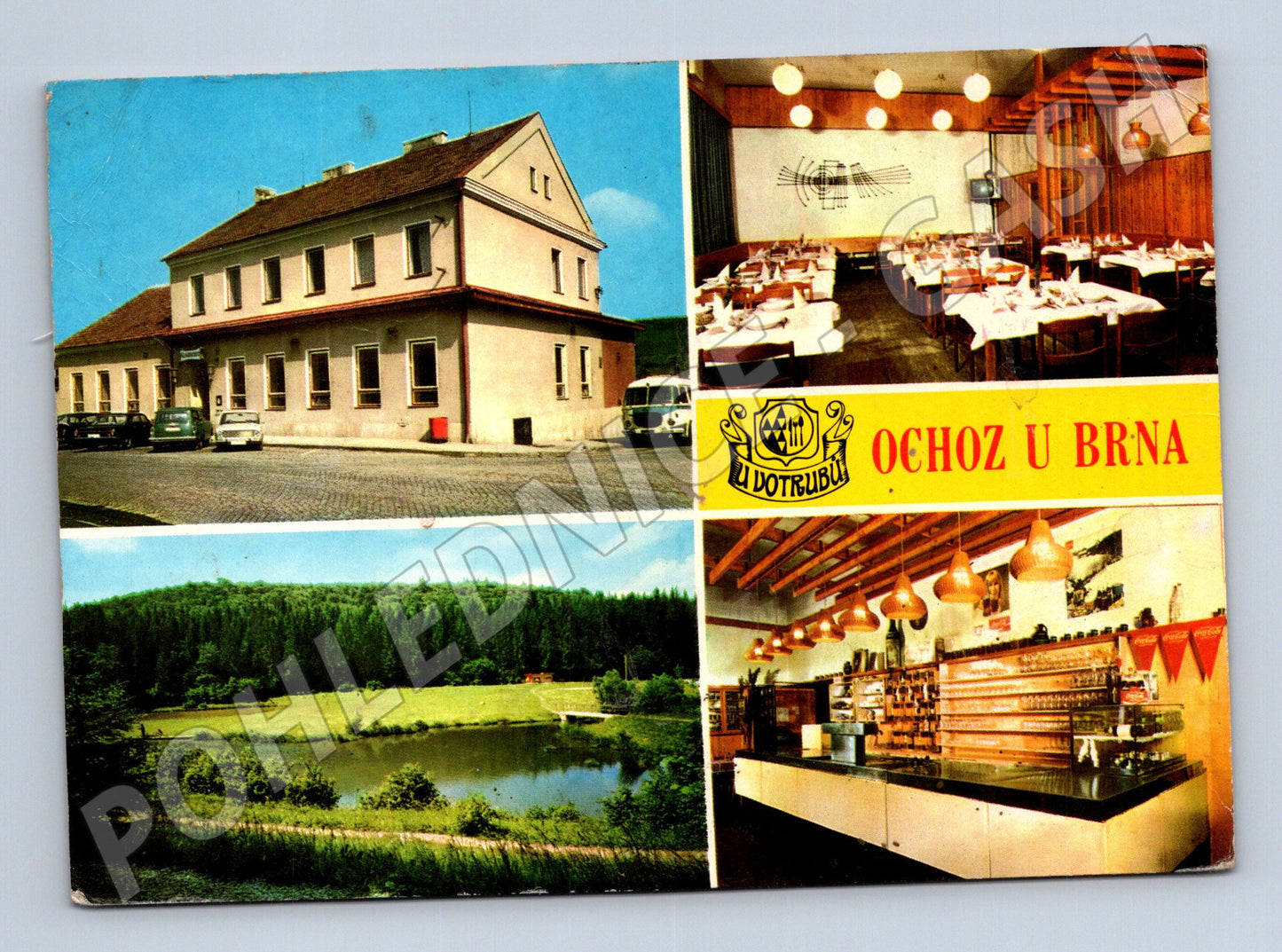 Pohlednice Ochoz u Brna restaurace U Votrubů a okolí (M22662)
