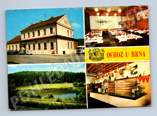 Pohlednice Ochoz u Brna restaurace U Votrubů a okolí (M22662)