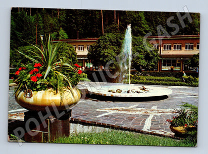 Pohlednice Luhačovice Bruselská fontána (M22669)