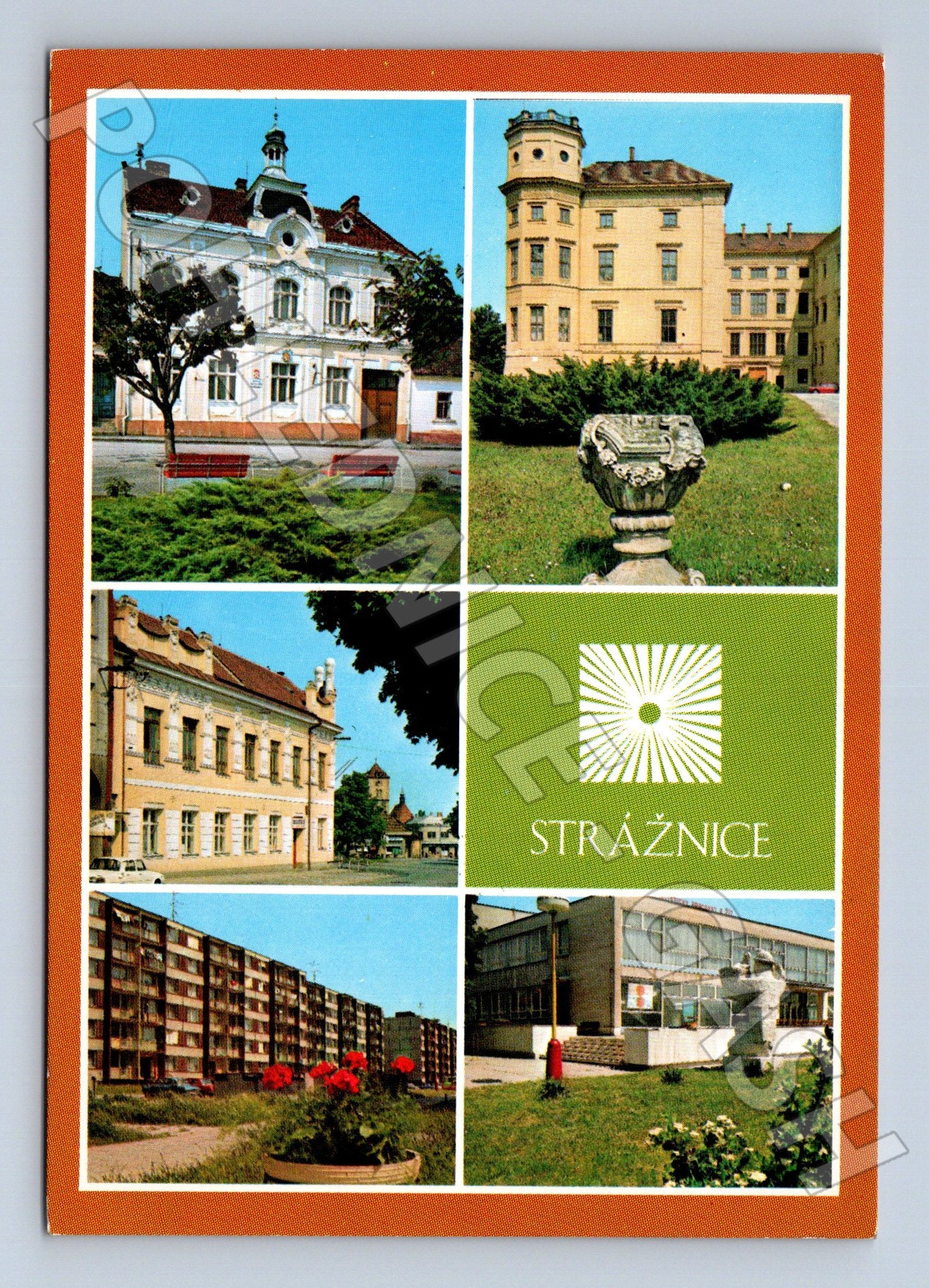 Pohlednice Strážnice různé pohledy (M22673)