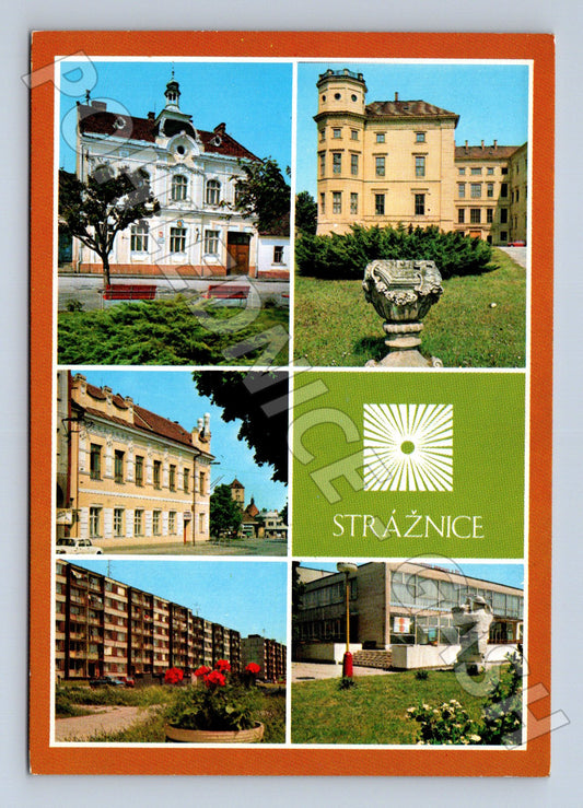 Pohlednice Strážnice různé pohledy (M22673)