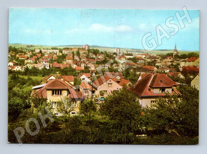 Pohlednice Nové Město na Moravě panorama (M22676)