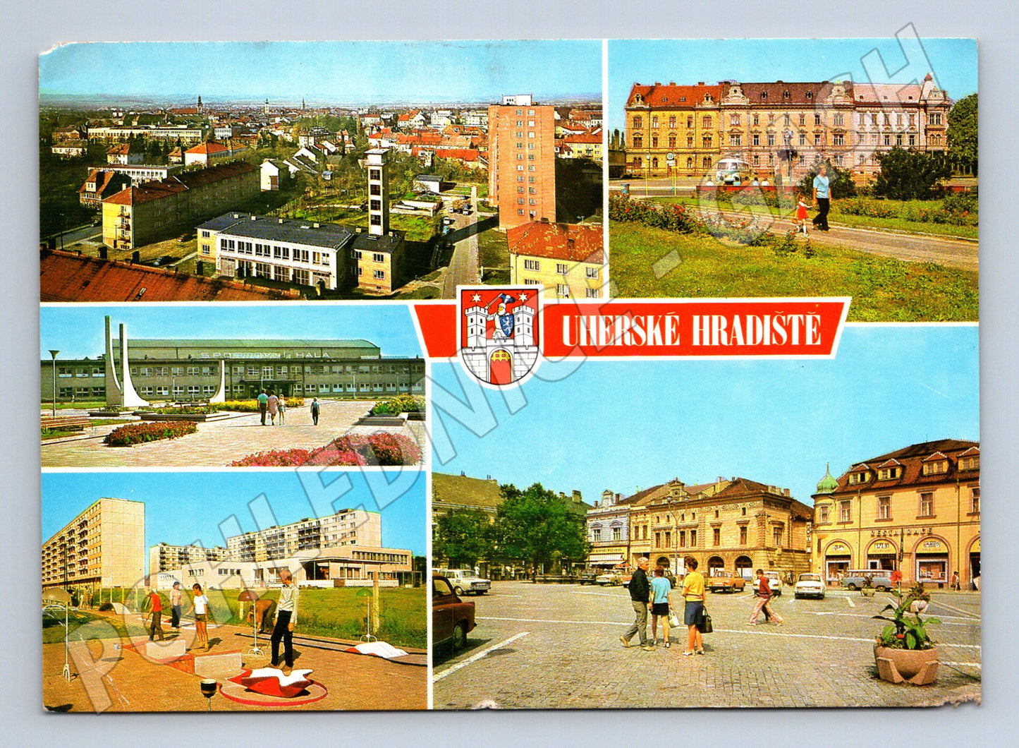 Pohlednice Uherské Hradiště různé pohledy (M22678)