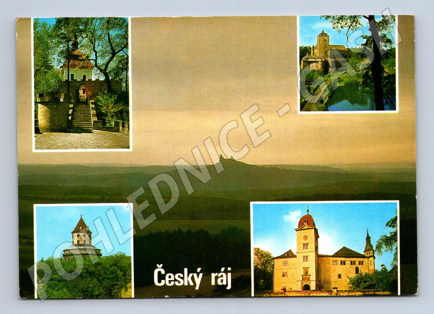 Pohlednice Český ráj hrady a krajina 1979 (M22680)