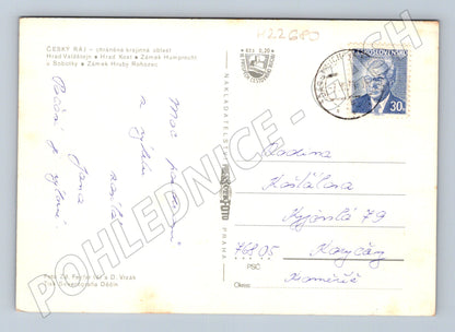 Pohlednice Český ráj hrady a krajina 1979 (M22680)