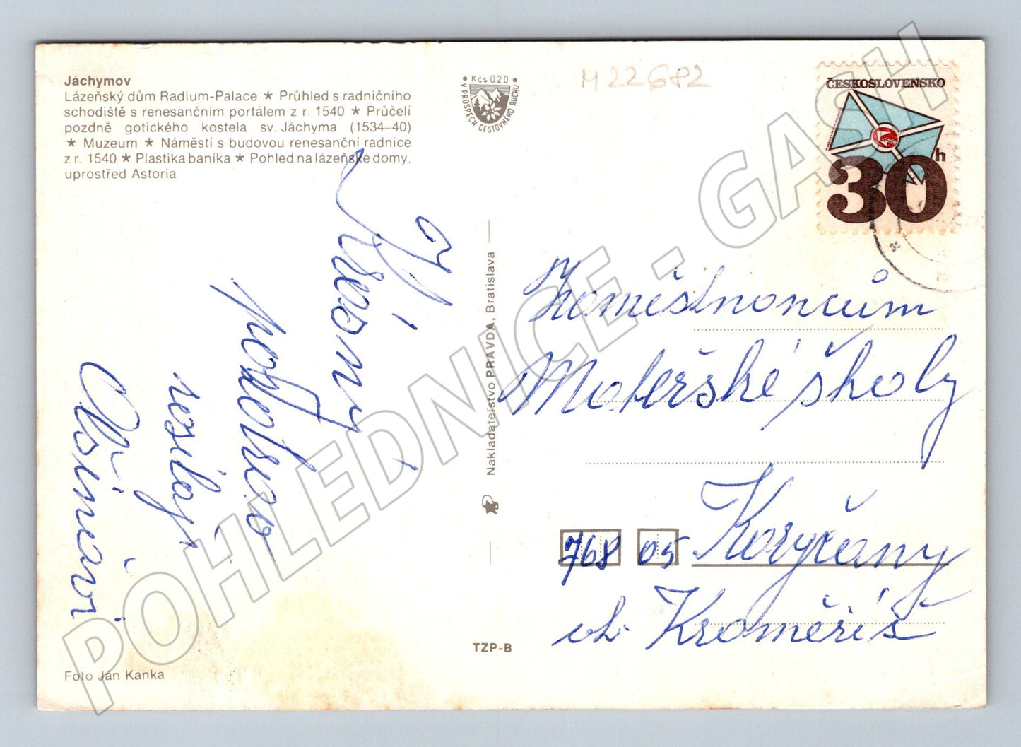 Pohlednice Jáchymov více záběrů (M22682)