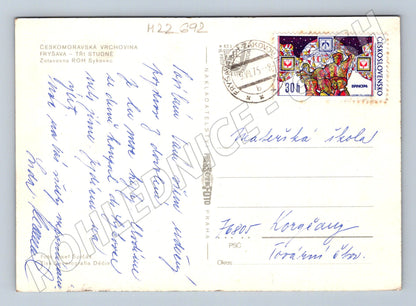 Pohlednice Zotavovna ROH Sykovec Fryšava 1975 (M22692)