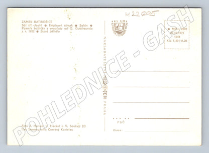 Ratibořice zámek, pomník Babičky, Staré bělidlo 1975 (M22695)