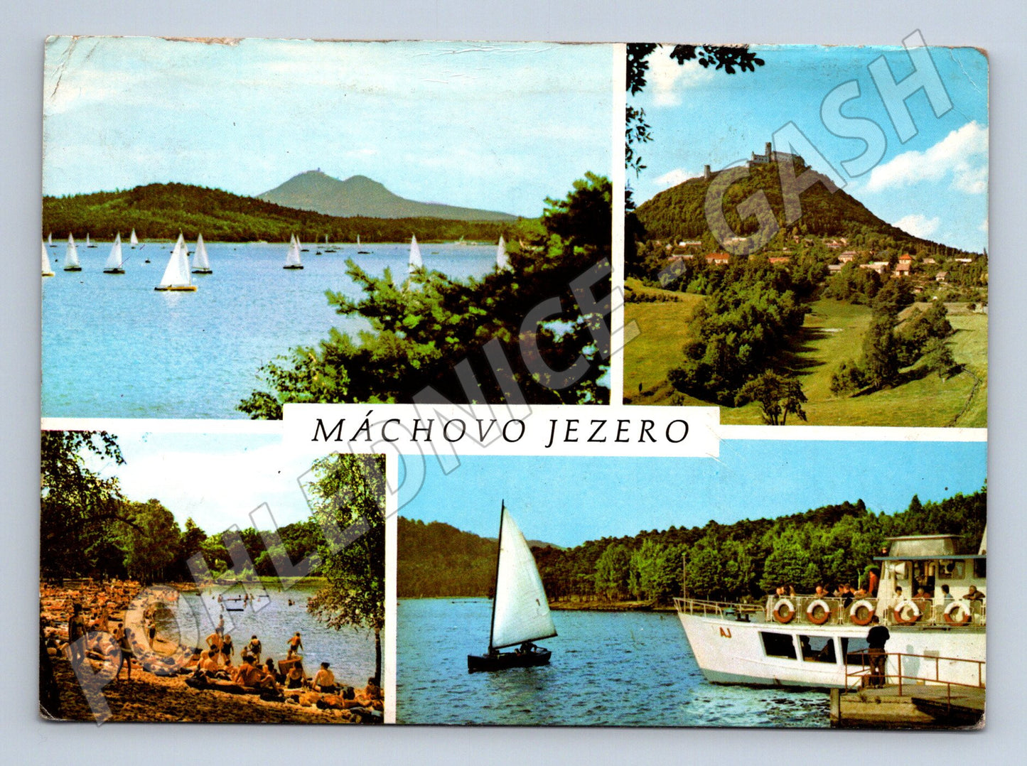 Pohlednice Máchovo jezero výhledy Bezděz (M22699)