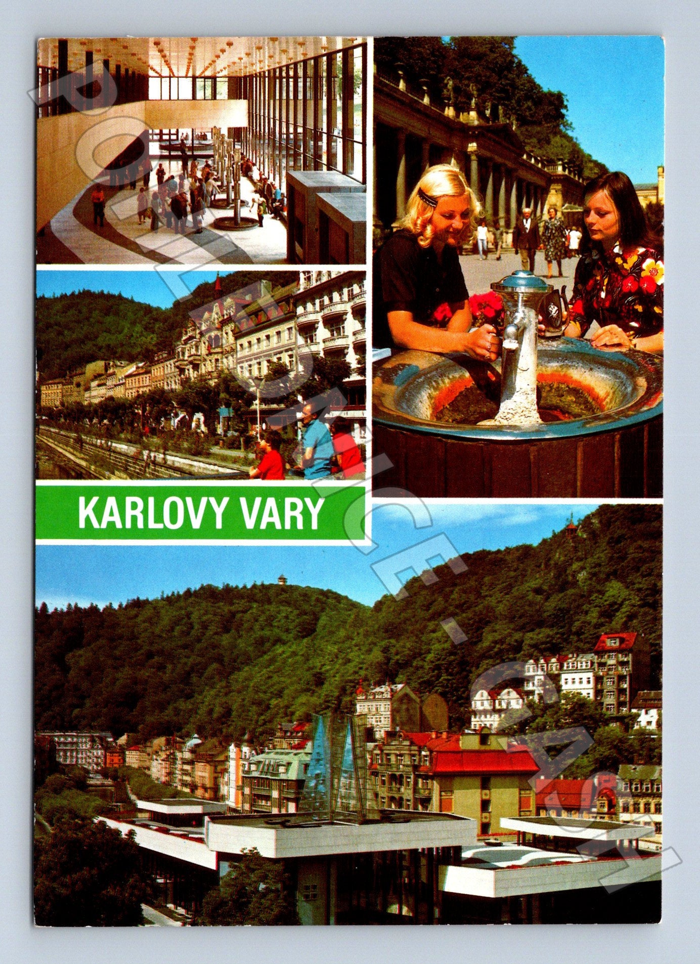 Pohlednice Karlovy Vary různé pohledy 1989 (M22701)