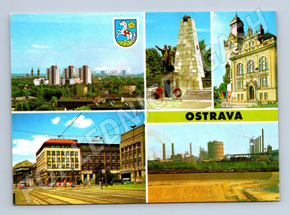 Pohlednice Ostrava město a průmysl 1989 (M22702)