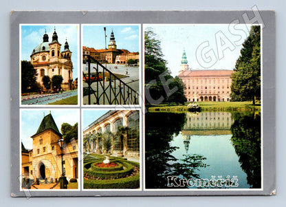 Pohlednice Kroměříž více pohledů 1986 (M22706)