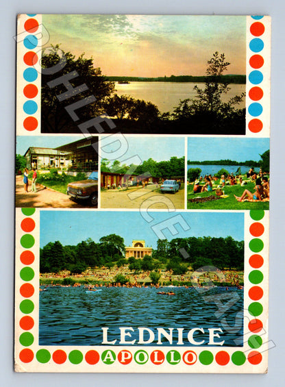 Pohlednice Lednice Apollo koupaliště 1969 (M22710)
