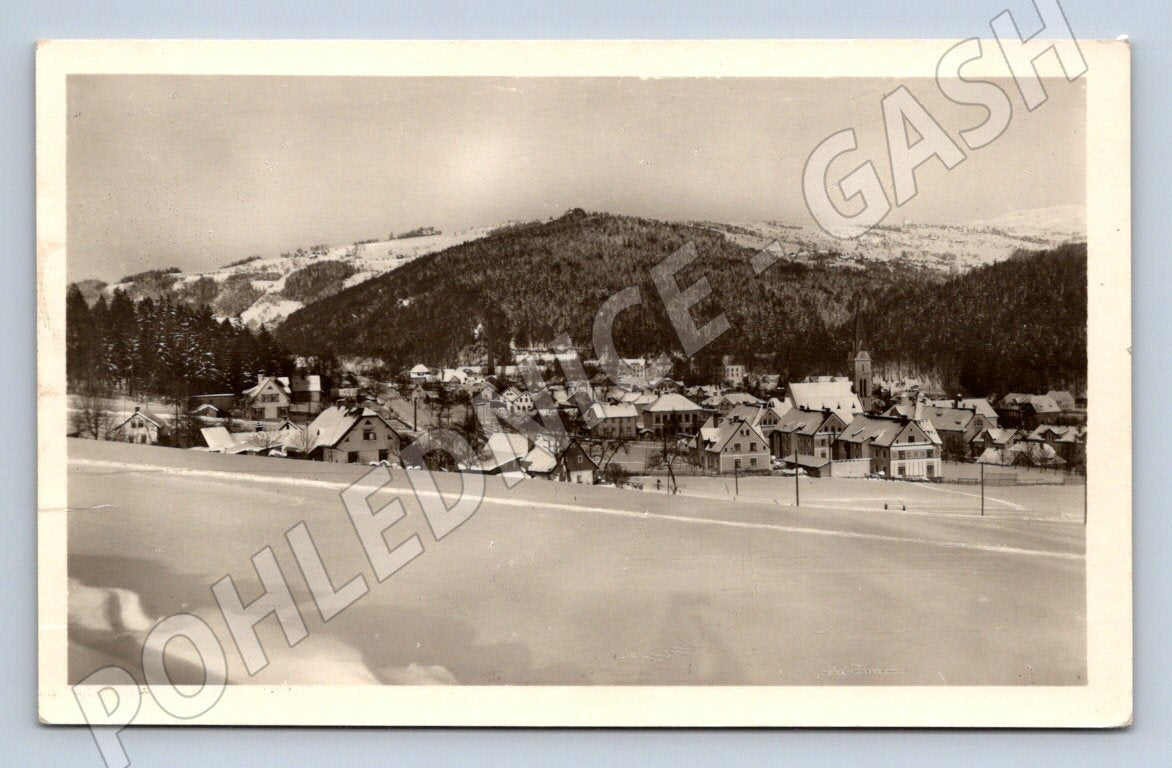 Pohlednice Velké Hamry zimní Orbis (M2272)