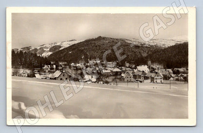 Pohlednice Velké Hamry zimní Orbis (M2272)