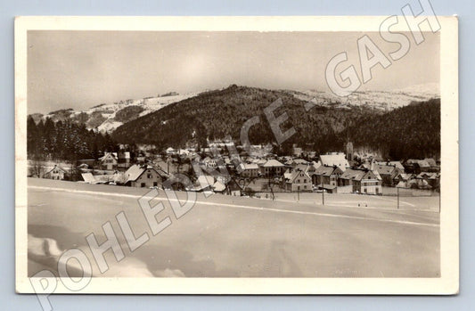 Pohlednice Velké Hamry zimní Orbis (M2272)