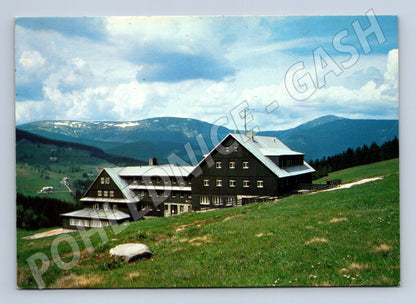 Pohlednice Krkonoše Pec pod Sněžkou Žižkova bouda 1983 (M22722)