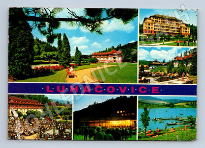 Pohlednice Luhačovice lázeňské město multiobrázek (M22729)