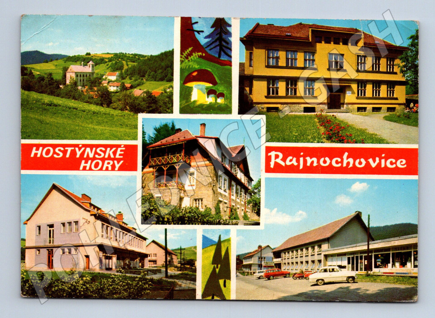 Pohlednice Hostýnské hory Rajnochovice 1969-1974 (M22730)