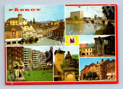 Pohlednice Přerov městské motivy 1974 (M22732)