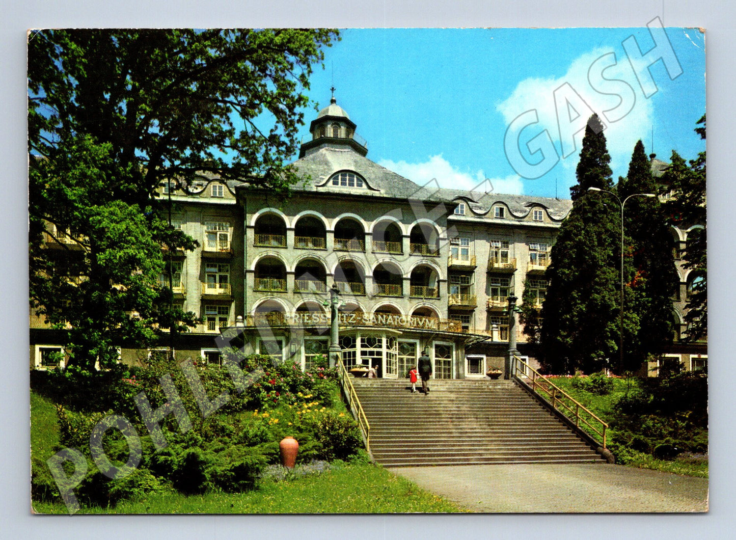 Pohlednice Lázně Jeseník Priessnitzovo sanatorium (M22736)