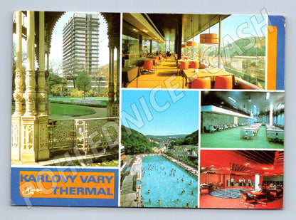 Pohlednice Karlovy Vary Thermal komplex 1985 (M22737)