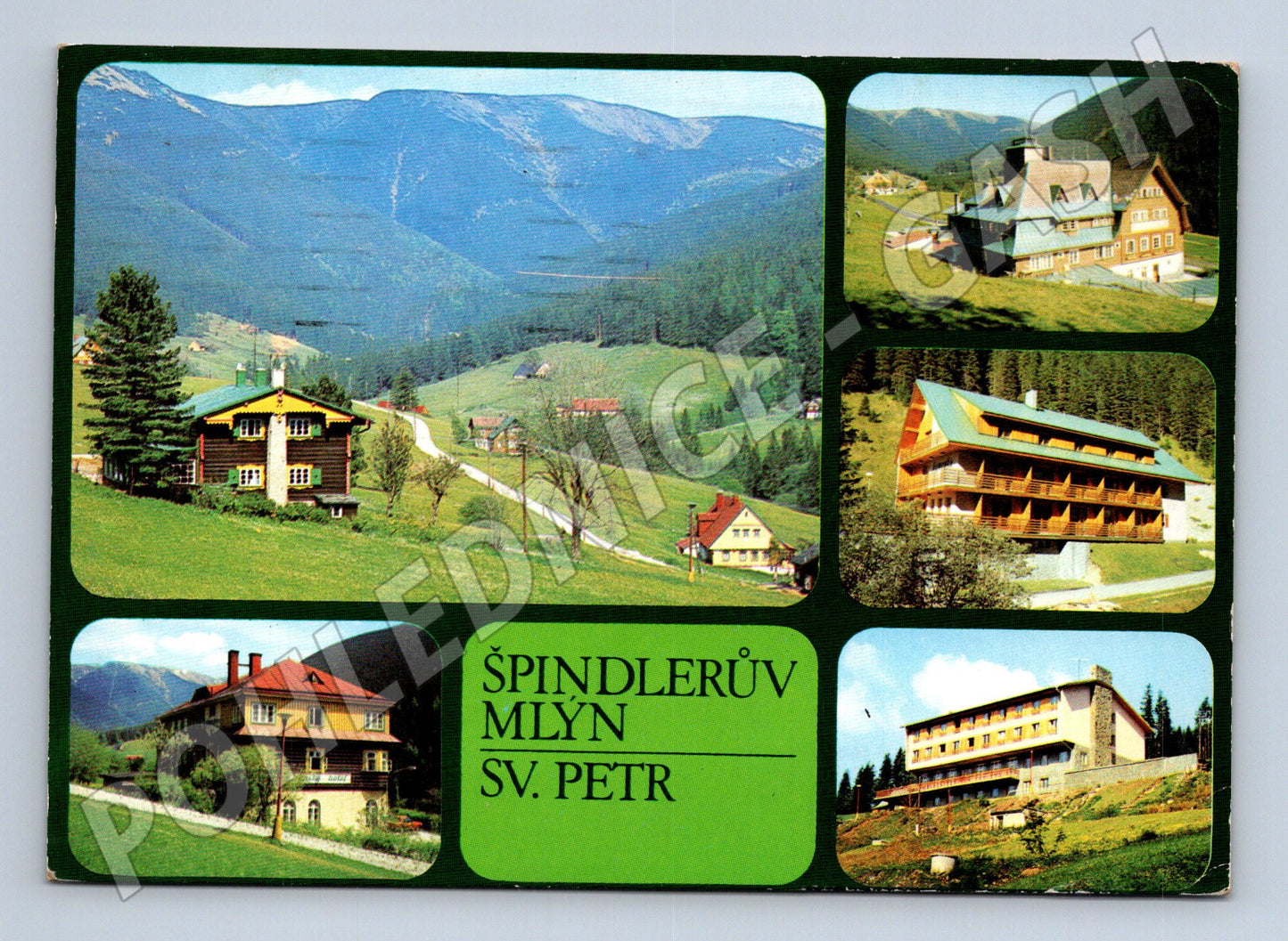 Pohlednice Špindlerův Mlýn Sv. Petr Krkonoše 1982 (M22740)