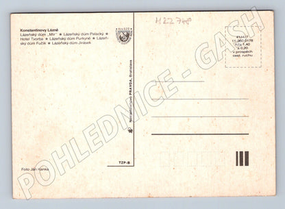 Pohlednice Slovensko Konstantinovy Lázně domy (M22748)