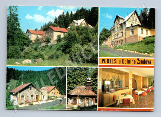 Pohlednice Dolní Žandov rekreační středisko 197x (M22753)