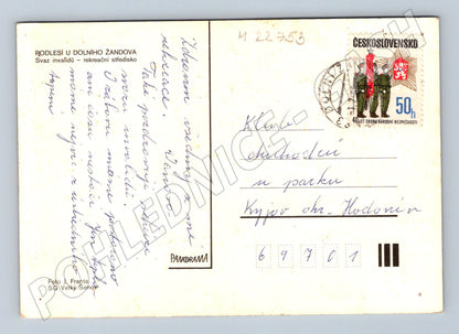 Pohlednice Dolní Žandov rekreační středisko 197x (M22753)