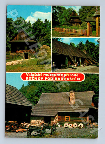Pohlednice Valašské muzeum Rožnov p. Radhoštěm 1985 (M22756)