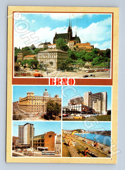 Pohlednice Brno panoramatický pohled 1984 (M22757)
