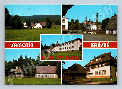 Pohlednice Buchtův Kopec, Krásné, Samotín 1984 (M22759)