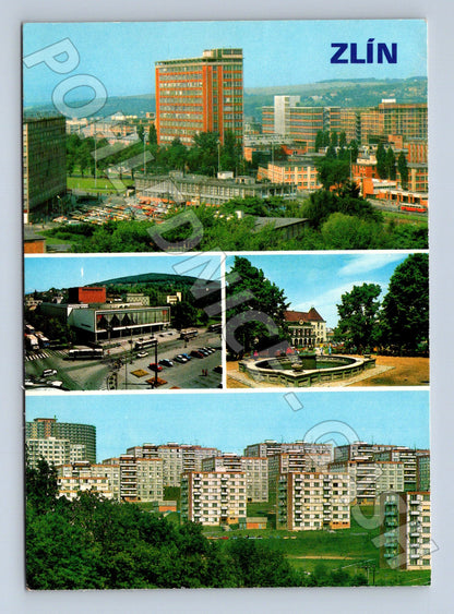 Pohlednice Zlín koláž pohledů 1996 (M22760)