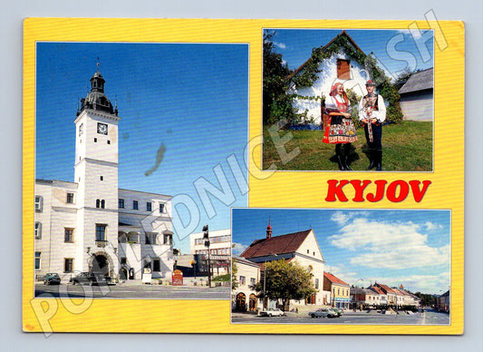 Pohlednice Kyjov radnice kroje 2001 (M22762)