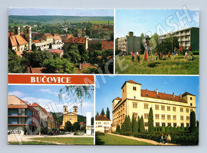 Pohlednice Bučovice různé pohledy zámek 1985 (M22765)