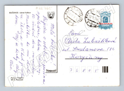 Pohlednice Bučovice různé pohledy zámek 1985 (M22765)