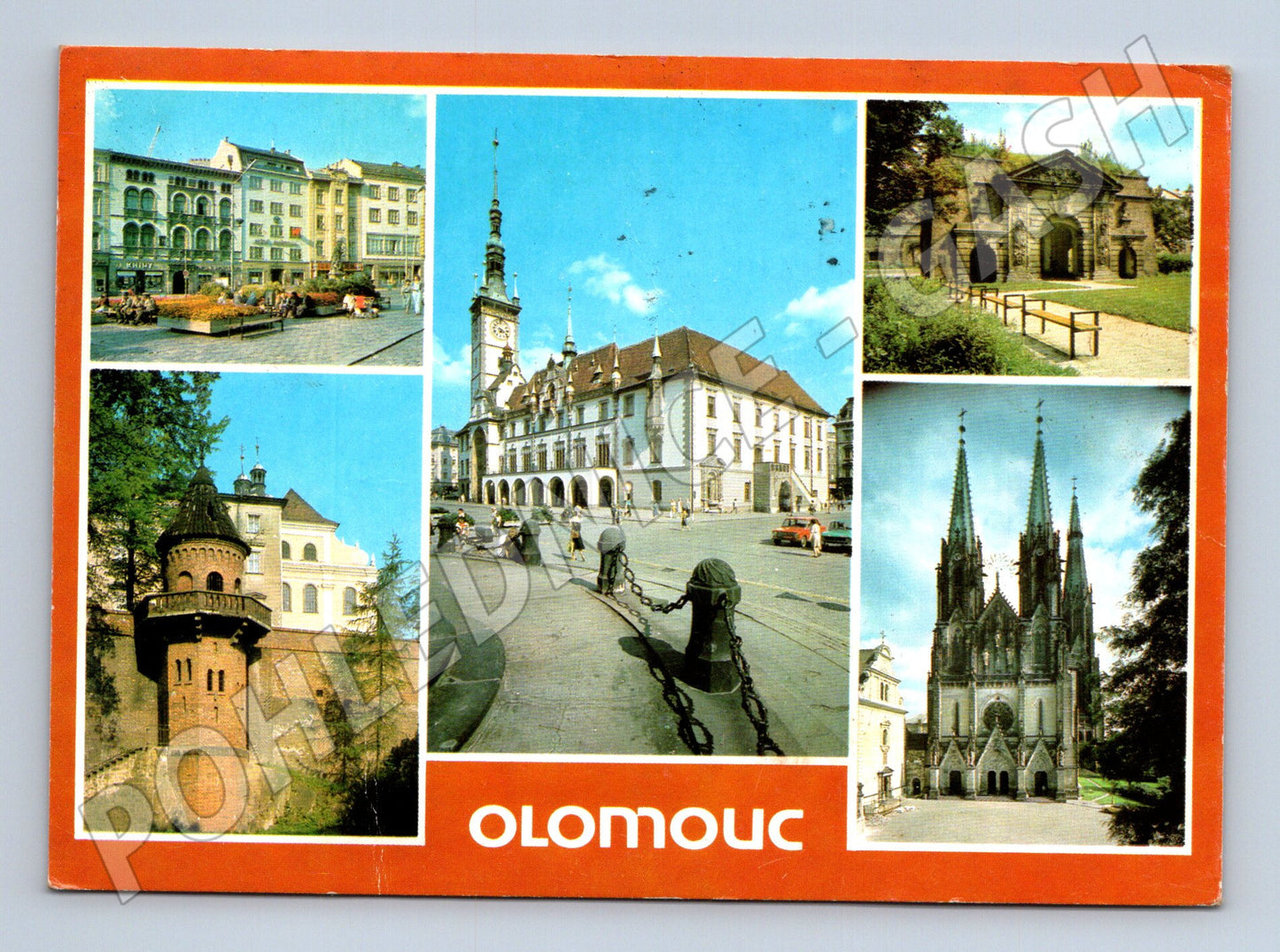 Pohlednice Olomouc různé motivy 1980 (M22768)