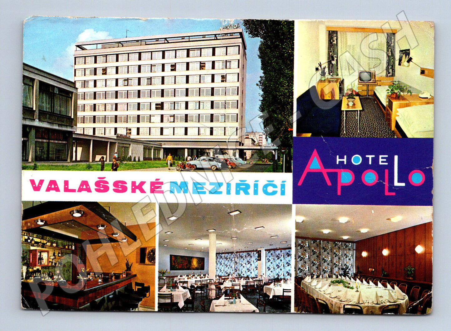 Pohlednice Valašské Meziříčí Hotel Apollo 1970 (M22769)