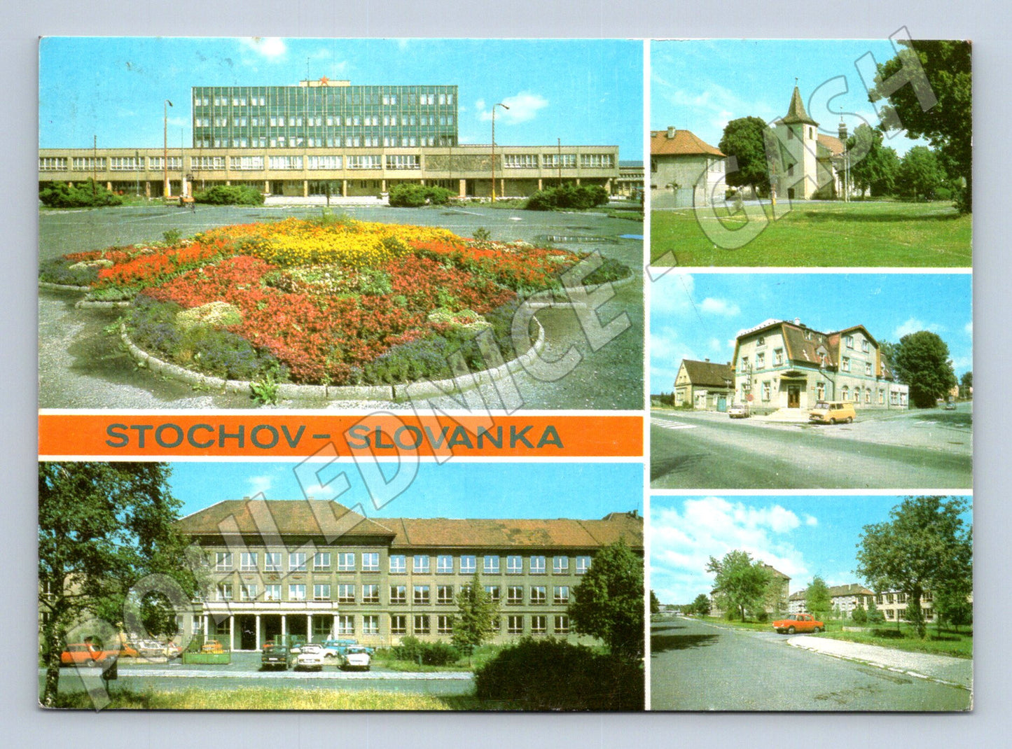 Pohlednice Stochov-Slovanka několik záběrů 1970 (M22771)
