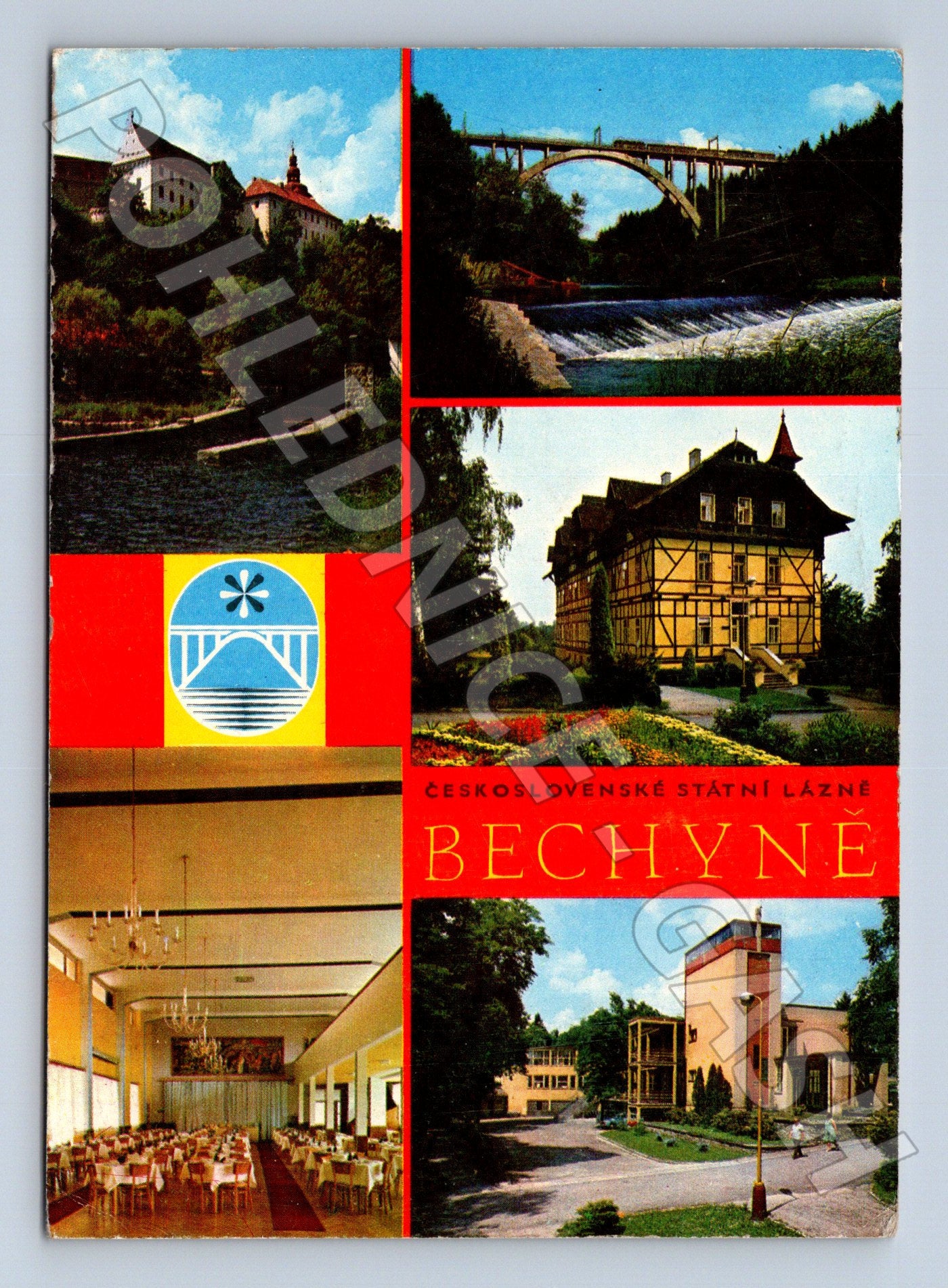 Pohlednice Bechyně více pohledů 1973 (M22772)