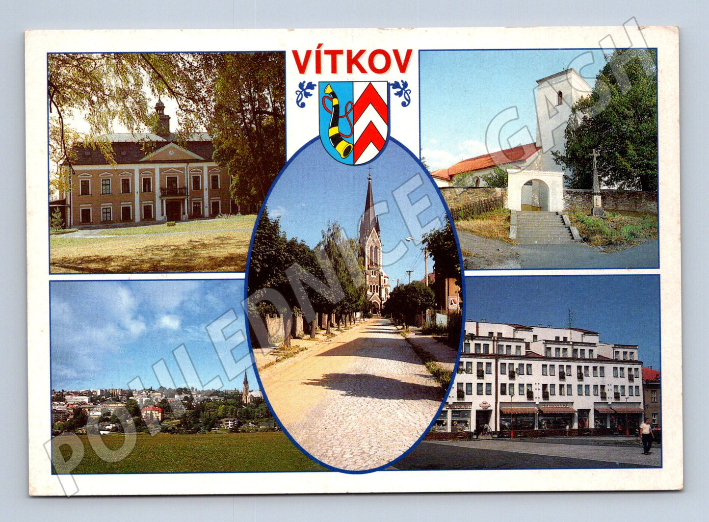 Pohlednice Vítkov multi-view 1998 (M22777)