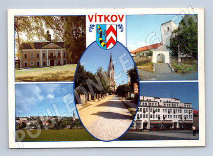 Pohlednice Vítkov multi-view 1998 (M22777)