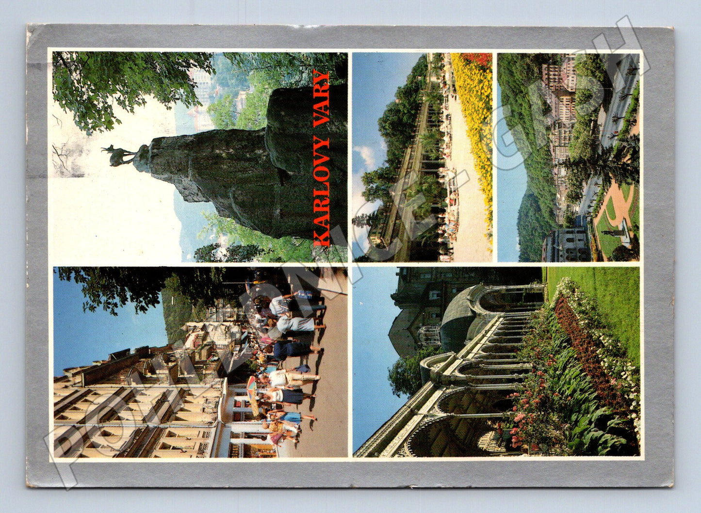 Pohlednice Karlovy Vary multi-pohledy 2009 (M22780)