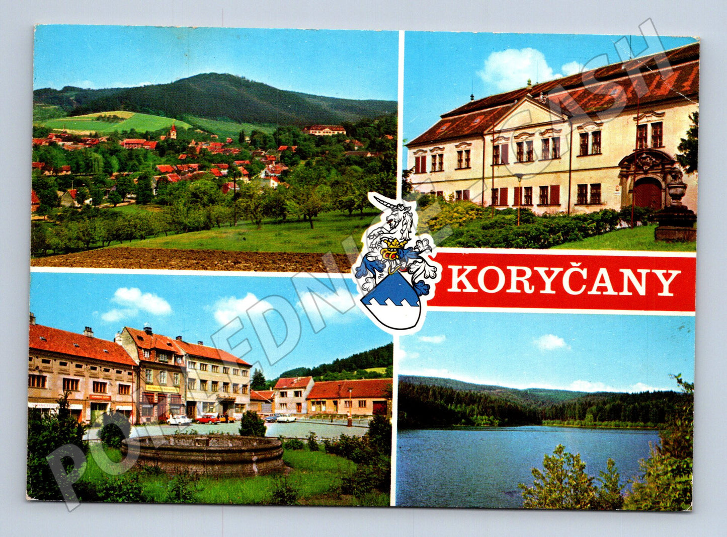 Pohlednice Koryčany více pohledů 1979 (M22789)