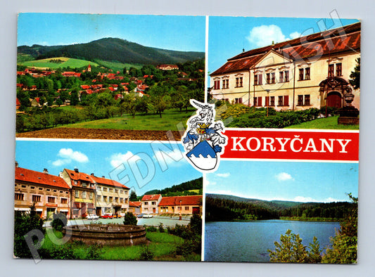Pohlednice Koryčany více pohledů 1979 (M22789)