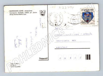 Pohlednice Mariánské Lázně multi-view 1978 (M22794)