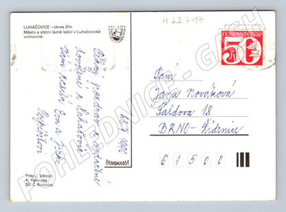 Pohlednice Luhačovice více pohledů 1990 (M22797)