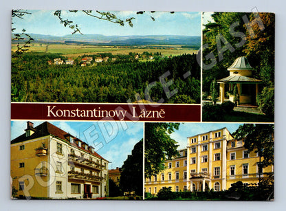 Pohlednice Konstantinovy Lázně různé pohledy 1970 (M22800)
