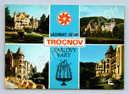 Pohlednice Karlovy Vary Lázeňský ústav Trocnov 1972 (M22802)